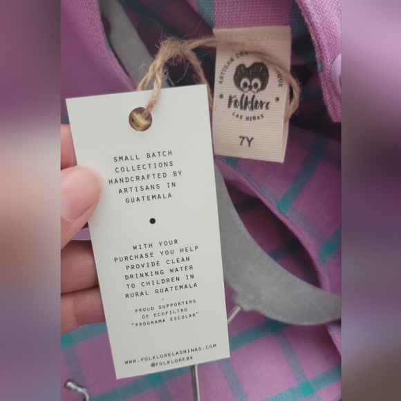 NWT Folklore Las Ninas Size 7y - Picture 8 of 14